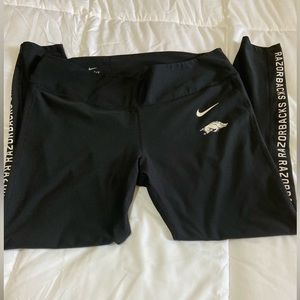 Nike RAZORBACKS game day leggings